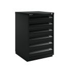 Bisley F-Serie Ladekast 6 laden - Zwart