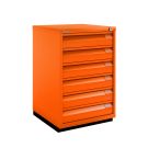 Bisley F-Serie Ladekast 6 laden - Oranje