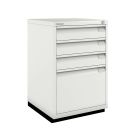 Bisley F-Serie ladekast 4 laden - Krijtwit