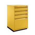 Bisley F-Serie ladekast 4 laden - Geel
