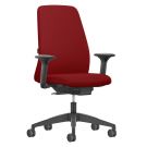 Interstuhl New Every Basic bureaustoel - Tomaatrood