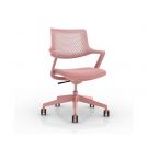 Vergaderstoel Ton sur Ton verrijdbaar - Roze