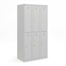 Garderobekast Basic - 6-deurs - 3 delig