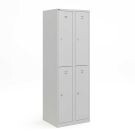 Garderobekast Basic Plus - 4-deurs - 2 delig