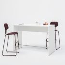 Hoge houten tafel Roza - 180 x 70 cm