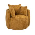 Chenille Fauteuil Emma - Okergeel