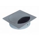 Kabeldoorvoer Ret - Chroom-glans