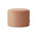 Velvet poef Ademia - Roze