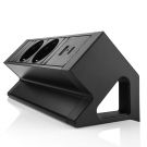 Stekkerdoos Power Desk UP 2.0 - 2-voudig met 2 USB - Zwart