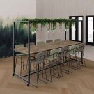 Verrijdbare vergadertafel Olka 110 cm hoog - 240 x 100 cm