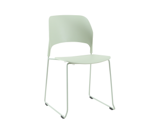 Stapelbare stoel Eleonora - Lichtgroen
